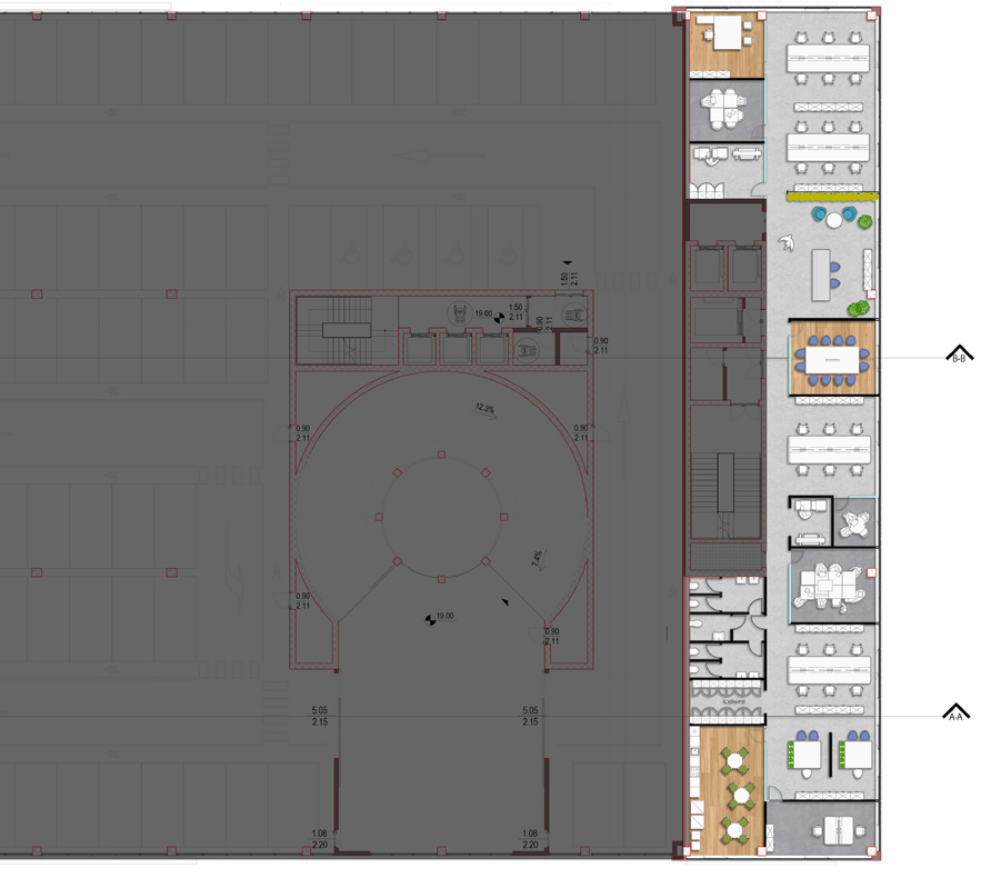 Uffici_Milano_Mind_WEST GATE_Test fit_Molo